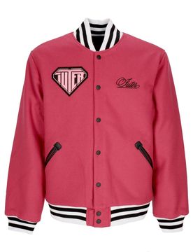 Giubbotto College Uomo Family Varsity Pink