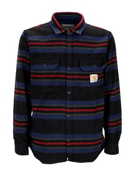 Camicia Manica Lunga Uomo Oregon Shirt Jacket Starco Stripe/black