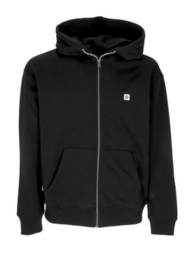 Felpa Cappuccio Zip Uomo Rain Cornell Flint Black