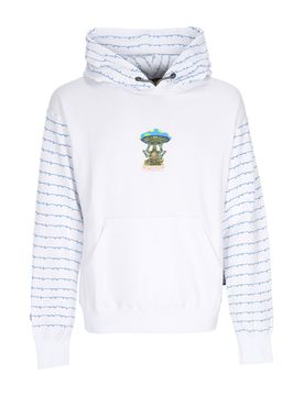 Felpa Cappuccio Uomo Discovery Hoodie White