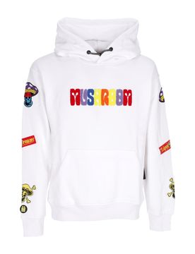 Felpa Cappuccio Uomo Sublimatic Patch Hoodie White