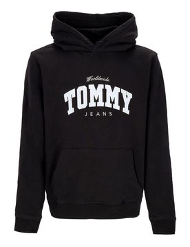 Felpa Leggera Cappuccio Uomo Regular Ny Varsity Hoodie Black