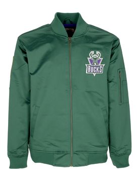 Giubbotto Bomber Uomo Nba Lightweight Satin Bomber Milbuc Original Team Colors