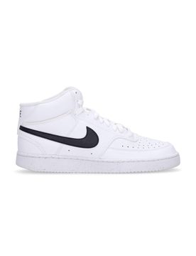 Scarpa Bassa Uomo Court Vision Mid Next Nature White/black/white