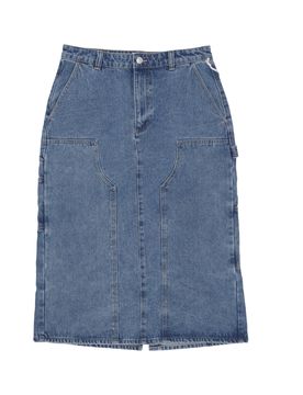 Gonna Lunga Donna W Painter S Midi Skirt Light Indigo