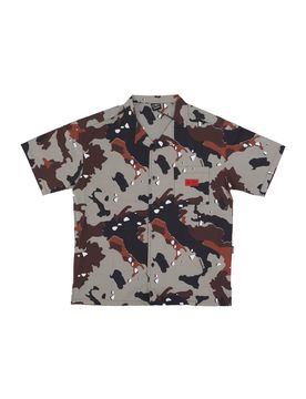 Camicia Manica Corta Uomo Desert Commando Shirt Camo