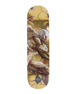 Skateboard Tavola Uomo Lemos Harden Deck X Attack On Titan Wheat/multi