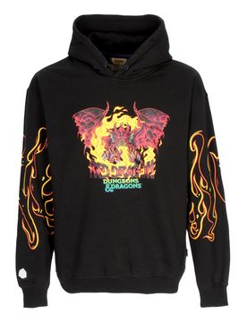 Felpa Cappuccio Uomo Red Dragon Hoodie X Dungeons& Dragons Black