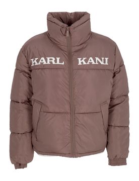 Piumino Donna W Retro Essential Puffer Jacket Taupe