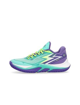 Scarpa Basket Uomo Light Up Green/dark Purple