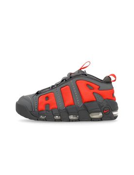 Scarpa Alta Uomo Air More Uptempo Low Dark Grey/lt Crimson/metallic Silver