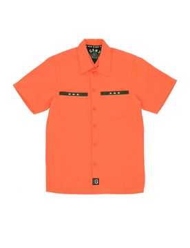 Camicia Manica Corta Uomo Chicano Work Shirt Infrared