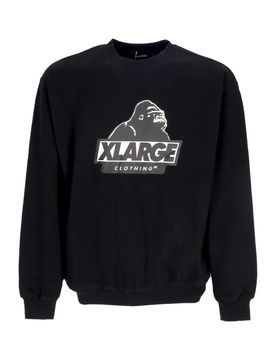 Felpa Leggera Girocollo Uomo Slanted Og Crewneck Black