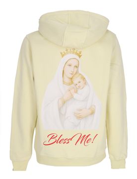 Felpa Cappuccio Uomo Marias Della Neve Hoodie Soft Yellow