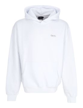 Felpa Cappuccio Uomo Asso Di Bastoni Hoodie White