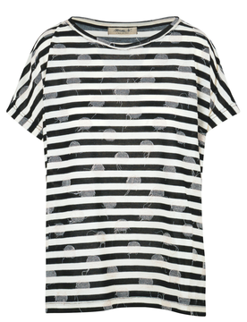 T-shirt - 451823 - Nero/Latte
