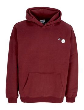 Felpa Cappuccio Uomo Pins Boxy Hoodie Rust