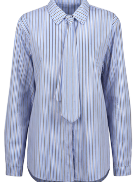 Camicia - 471201 - Azzurro/Marrone