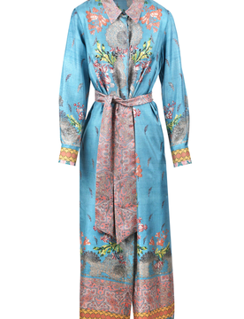 Abito - 470096 - Fantasia Azzurro