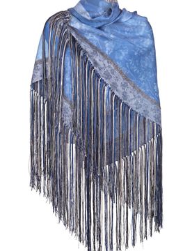 Sciarpa - 470101 - Fantasia Azzurro