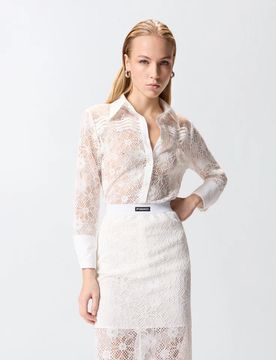 COLINE CAMICIA PIZZO REBRODE SS26
