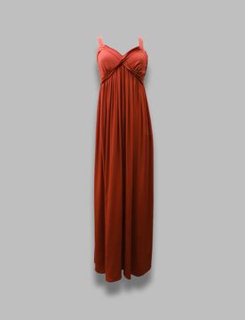 Jacobean maxi babydoll dress