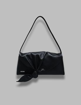 ROTATE leather knot scarf bag
