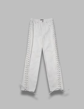 ROTATE loose fit laced jeans