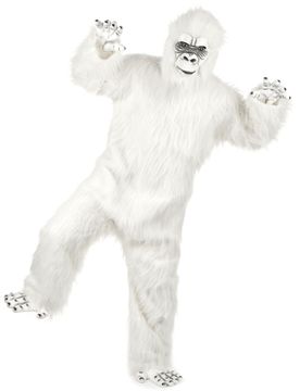 Deluxe Yeti Halloween-Kostüm unisex weiss - unisex