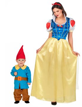 Märchen-Paarkostüm für Mutter und Kind Faschingskostüm bunt