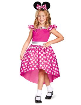 Mini Maus Kostüm für Mädchen Rosa - female