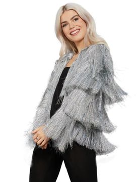 Silberne Festivaljacke für Damen - female