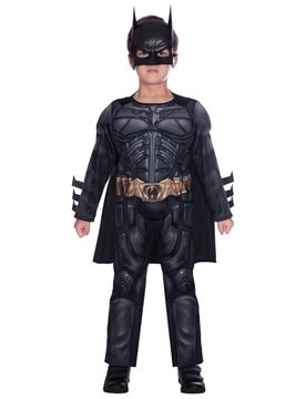 Batman Kostüm für Kinder Dark Knight schwarz