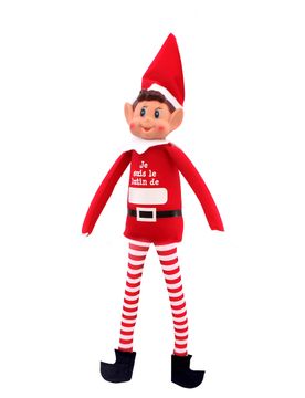Wichtel Puppe Junge Elf 38 cm Weihnachts Dekofigur - male