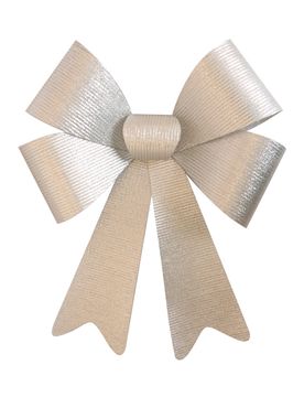 Riesenschleife Silber Glänzend 36 x 51 cm
