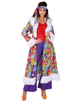 Hippie Mantel bunt für Erwachsene