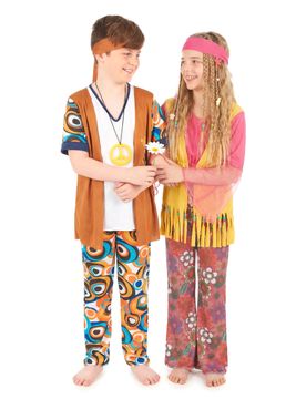 BCI Hippie-Paarkostüm für Kinder