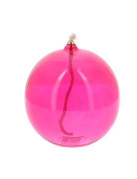 ARTYFETES Rosa Glas-Öllampe 13 cm