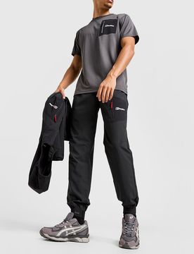 Mens Pantaloni della Tuta Intervale - Nero, nero nero Uomo taglia M