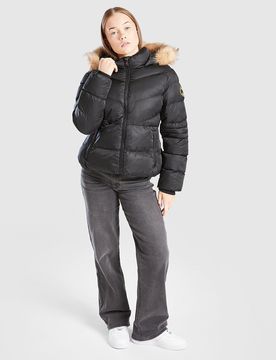 Girls' Allessia Puffer Jacke Kinder, Schwarz - unisex - Size: 8-9Y