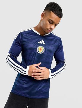 Mens Scotland Maglia Home Maniche Lunghe 2026 - Blu, blu blu Uomo taglia S
