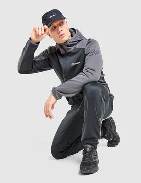 Mens Felpa con Cappuccio Full Zip Sidley - Nero, nero nero Uomo taglia L