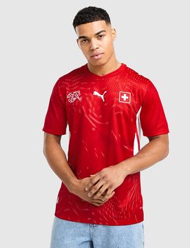 Mens Maglia Home Svizzera 2026 - Rosso, rosso rosso Uomo taglia L