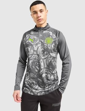 Mens Maglia Warm Up Manchester City FC - Grigio, grigio grigio Uomo taglia M