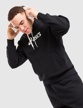 Mens Felpa con Cappuccio Logo - Nero, nero nero Uomo taglia XL