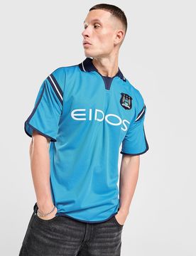 Mens Manchester City Fc '01 Retro Home Maglia - Blu, blu blu Uomo taglia L