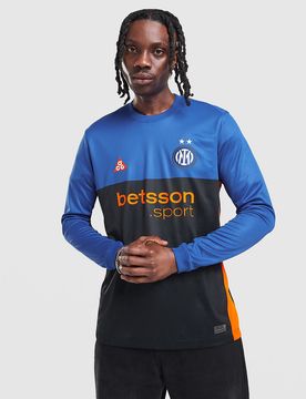 Mens Quarta Maglia Inter Milan 2025/26 Manica Lunga - Blu, blu blu Uomo taglia M