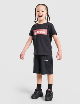 Set da 2 Maglietta e Pantaloncini Grid Bambino - Nero, nero nero Bambino taglia 3-4Y