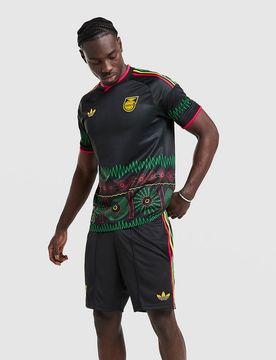 Jamaica 2026 Away Shorts - Herren, Schwarz - male - Size: S