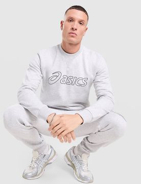 Large Logo Crew Sweatshirt - Herren, Grau - male - Size: S